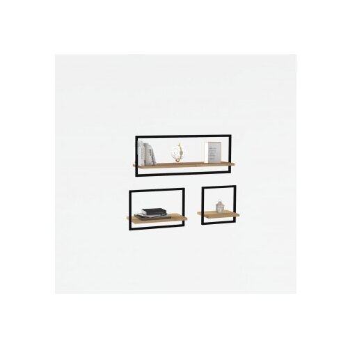 Hanah home yeso sapphire oak zidna polica Slike