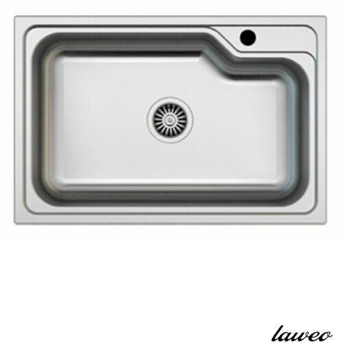 Laweo Podgradna sudopera AS 91 inox ø90 68,5x45,5cm Slike