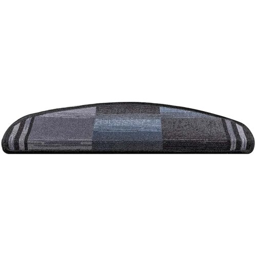  Otirači za stepenice samoljepljivi 10 kom 65x21x4 cm crno-sivi Slike