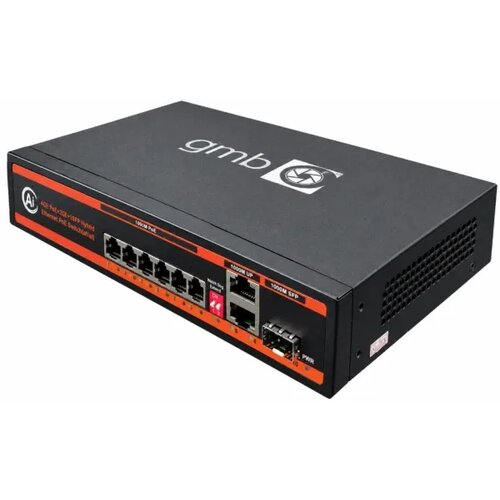  GMB POE-GS1006PS1 Switch,4 PoE 100/1000M, 2 UP-Link 100/1000M +1 SFP port,52V 65W,30W/PoE,VLAN,250m Cene