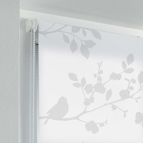 Douceur d int&amp;eacute;rieur Bijele tekstilne rolete 120x180 cm Rossignol &amp;ndash; Slike