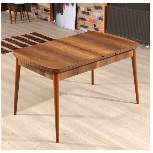 Hanah home Trpezarijski sto Barok, 132x80x78,5 cm, Orah Cene