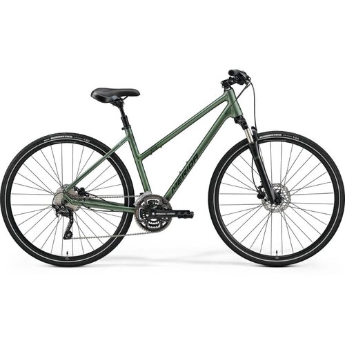 Merida CROSSWAY 300 Lady bicikl Mt Fog Green/Dark Green 700C (MY22) - L (55) Slike