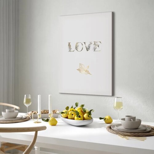  Slika - Love Is Strength (1 Part) Vertical 40x60 Premium Print Cene
