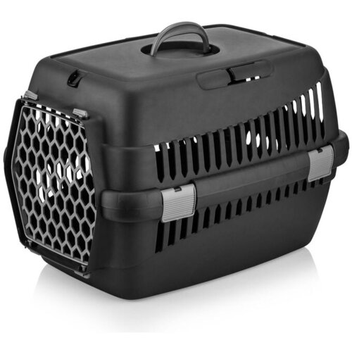 Paws & Whiskers Transporter za mačke 5096-S-1, Crno-sivi Cene