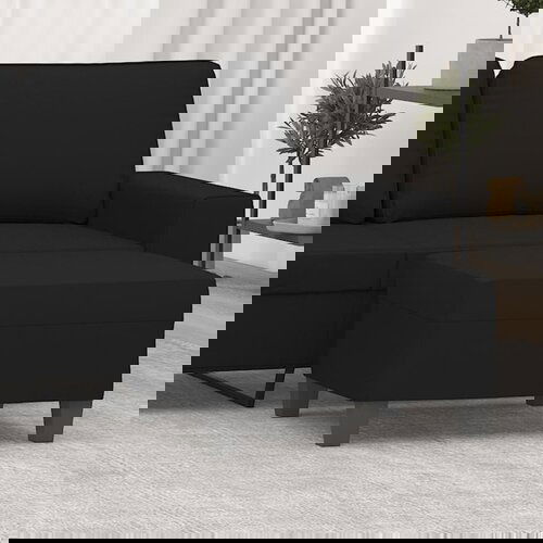 vidaXL Tabure crni 70 x 55 x 41 cm od mikrovlakana Cene