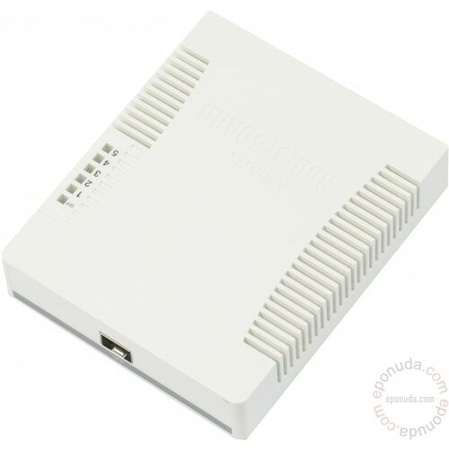 MikroTik RouterBoard RB260GS, 5x10/100/1000Mb/s+1 x Giga SFP ruter Slike