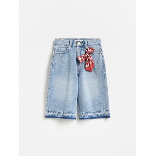 Reserved GIRLS` SHORTS & PENDANT - plava Cijene