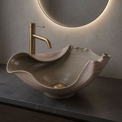 REA Bath Umivalnik na podstavku HM-17 Handmade ART Slike