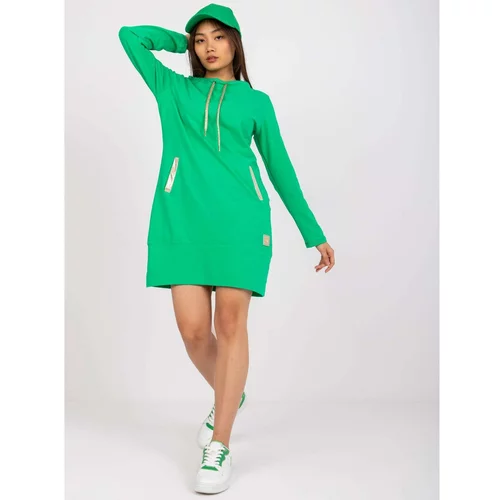 Fashion Hunters Green dress with holly pockets