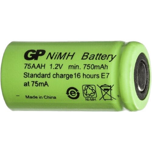 Gp Baterija akumulatorska AA-750-1.2V 2/3 AA, NiMH 1.2 V, 750 mAh Slike