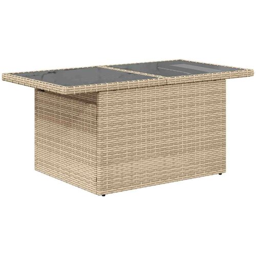 vidaXL 7-dijelni set vrtnih sofa od poliratana s jastucima bež Cijene