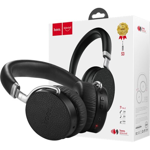 Hoco. Slu&amp;scaron;alice bežične/žične, ANC Bluetooth, mikrofon, 20h rada - S3 Nature sound Slike