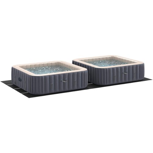  Podni sheet za bazen Crna 820 x 420 x 0,1 cm Neslojno platno Slike