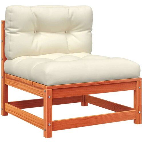 vidaXL 6-dijelni set vrtnih sofa s jastucima voštano smeđi od borovine Cene