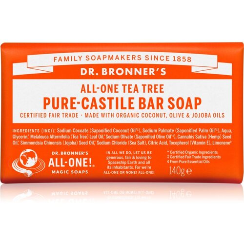 DR. BRONNER'S Tea Tree trdo milo 140 g Cene
