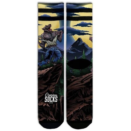 American Socks Dokolenke WEREWOLF Večbarvna Slike