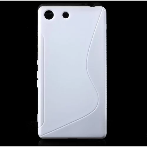  Gumijasti / gel etui S-Line za Sony Xperia M5 - beli