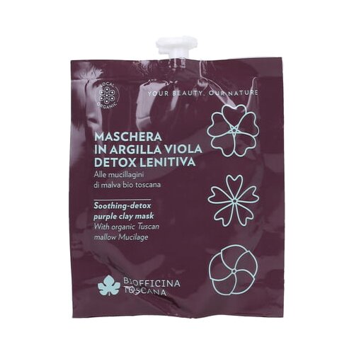 Biofficina Toscana lila pomirjevalna maska za obraz z glino Cene