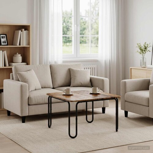  Stolić za kavu Staro drvo 79,5 x 79,5 x 45 cm Konstruirano drvo Cene