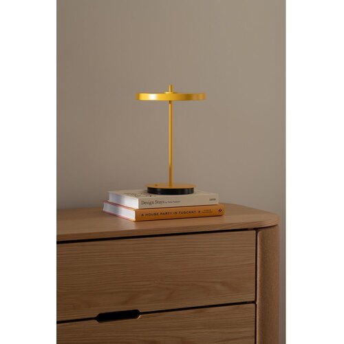 UMAGE žuta metalna led stolna lampa s metalnim sjenilom (visina 31 cm) asteria move &amp;ndash; Slike