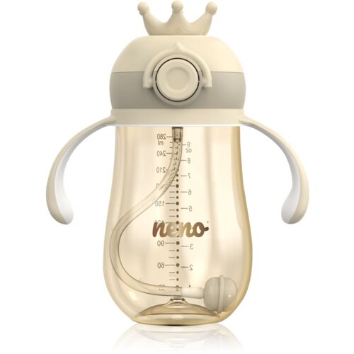 Neno Mio 2 12m+ šalica za učenje pijenja sa slamkom Cream 280 ml Cijene