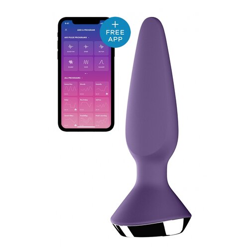 Satisfyer Analni vibrator Plug-Ilicious 1, Ljubičasti Slike