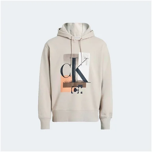 Calvin Klein Jeans Sweat a capuche J30J324310PED Bež