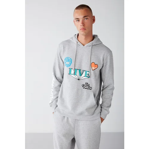 GRIMELANGE Sweatshirt - Gray - Relaxed fit