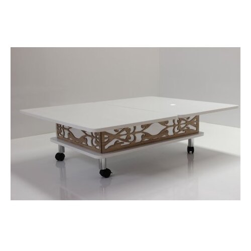 Hanah home Sto za dnevnu sobu Adt 90x40x60 cm, Bijeli Slike