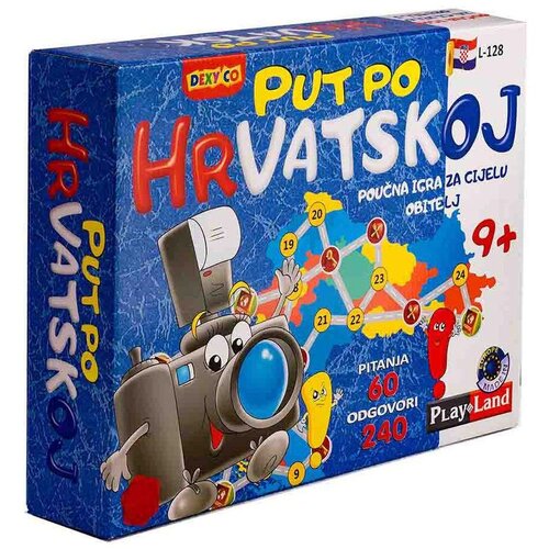 DRU&amp;Scaron;TVENA EDUKATIVNA IGRA PLAYLAND PUT PO HRVATSKOJ L-128 HR Slike