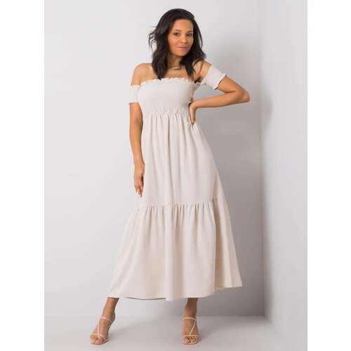 RUE PARIS Dress-346-SK-009.51-light beige Slike