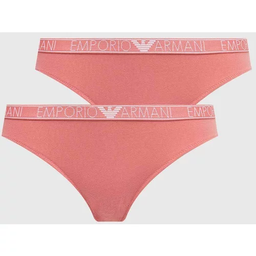 Emporio Armani Underwear Spodnjice 2-pack roza barva