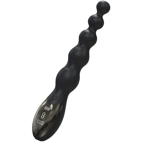 Hidden Desire Extreme Beaded Anal Power Vibrator Black Cene