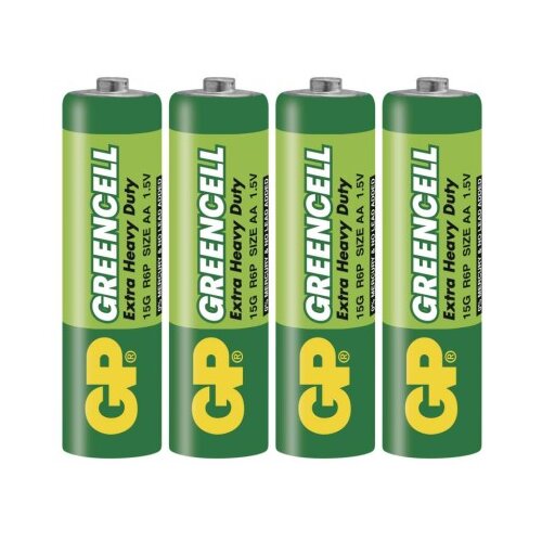  Baterija GP GREENCELL cink-kloridna R6 AA 4 folija 4/1 Cene