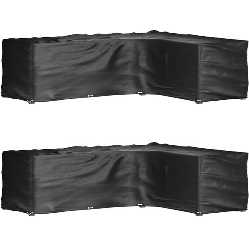  Navlake za kutnu vrtnu garnituru 2 kom s 18 u&scaron;ica 285x220x80 cm Cijene