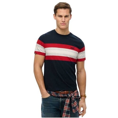Superdry prugasta muška majica SDM1012209A-F8V Slike