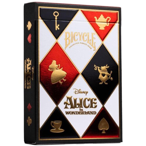 Bicycle karte disney - alice in wonderland - playing cards Slike