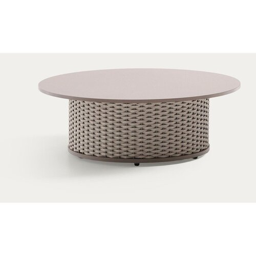 Kave Home Metalni okrugao vrtni stolić za kavu &amp;oslash; 99 cm Sedalis &amp;ndash; Slike