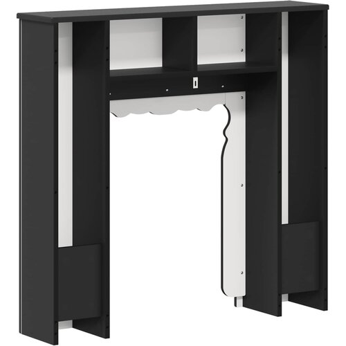  Okvir za kamin Crna 93 x 20 x 89 cm Konstruirano drvo Slike