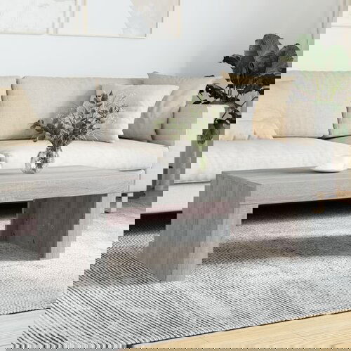 VidaXL Stolić za kavu boja hrasta 102x50x36 cm konstruirano drvo Slike