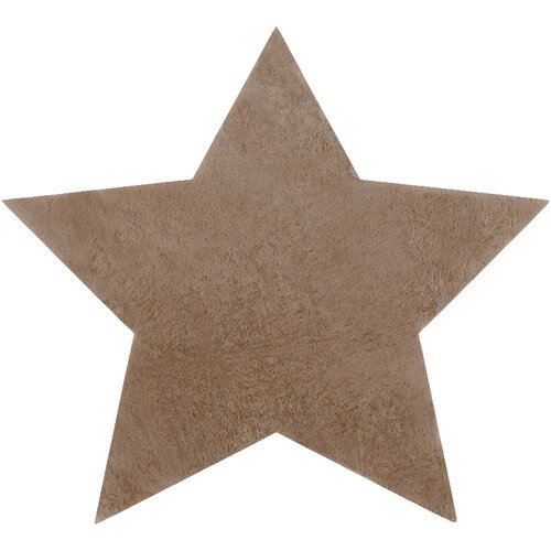 RugsX Preproge Sodobna pralna preproga SHAPE 3148 Zvezda shaggy 80x80 cm Bež Cene