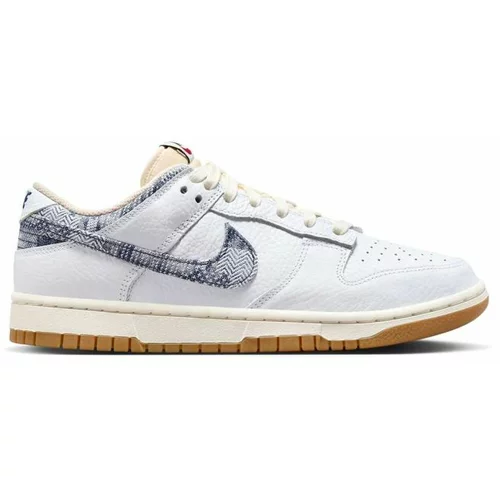 Nike Dunk Low White/ Midnight Navy-Gym Red-Sail