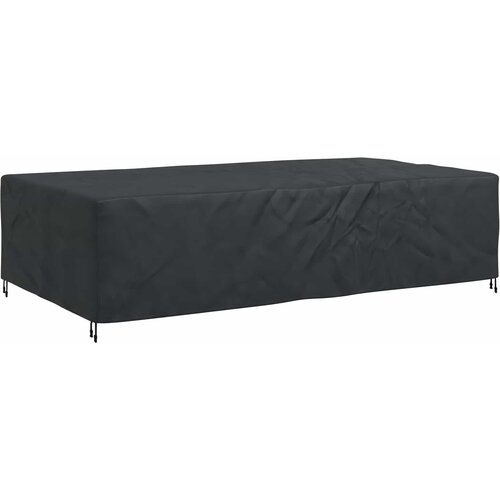 vidaXL Prevleka za pohi&scaron;tvo Enobarvno Črna 315 x 180 x 74 cm 600D, (5000146898) Cene