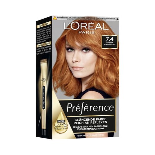 L&amp;acute;Or&amp;eacute;al Paris Pr&amp;eacute;f&amp;eacute;rence 7.4 - intenzivno bakreno blond (Irland) Slike