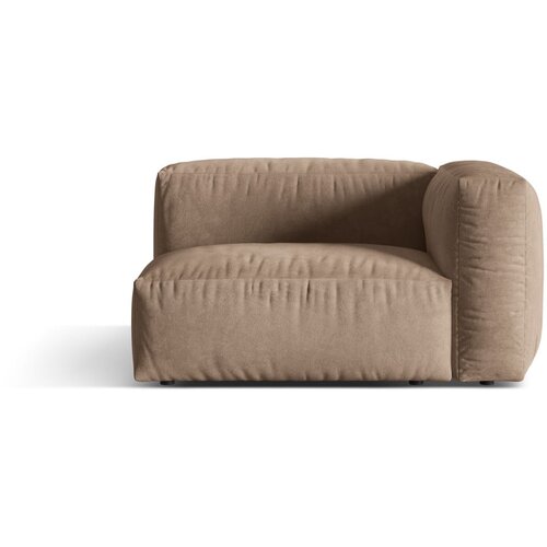 Micadoni Svjetlo smeđa modularna sjedeća garnitura od boucl&amp;eacute; tkanine (s desnim kutom) Martina &amp;ndash; Home Slike