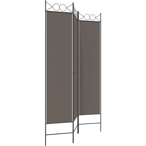  Paravan - Sobna pregrada s 3 panela antracit 120 x 220 cm od tkanine - Antracit 120 x 220 cm 1 3 Slike