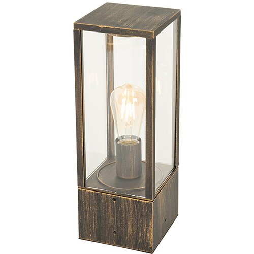 QAZQA Vintage stoječa zunanja svetilka starinsko zlato 40 cm IP44 - Charlois Cene