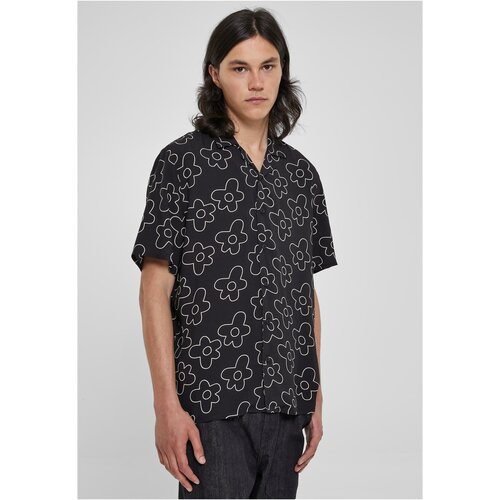 UC Men Viscose AOP Resort Shirt blackflower Slike