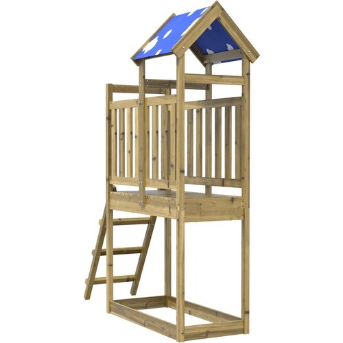  Igralna stolpnica Rjava Trdna impregnirana les - - Rjava - 30.51 - 52,5 x 110,5 x 215 cm - 2025- Cene
